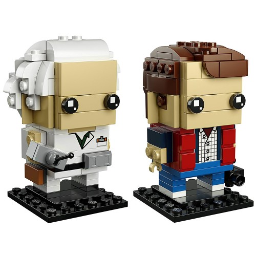 Pack BrickHeadz Marty McFly et Doc Brown n°41611 (Back To The Future)