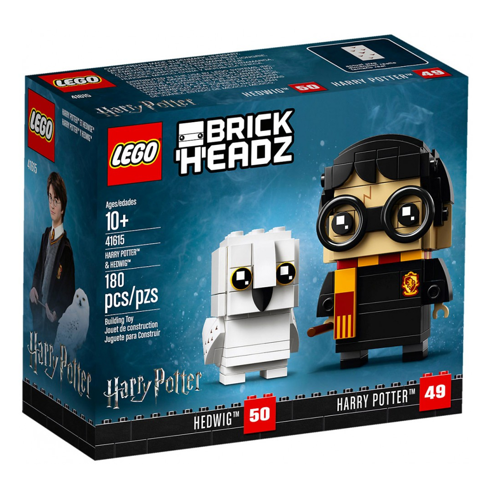 Pack BrickHeadz Harry Potter et Hedwig n°41615 (Harry Potter)