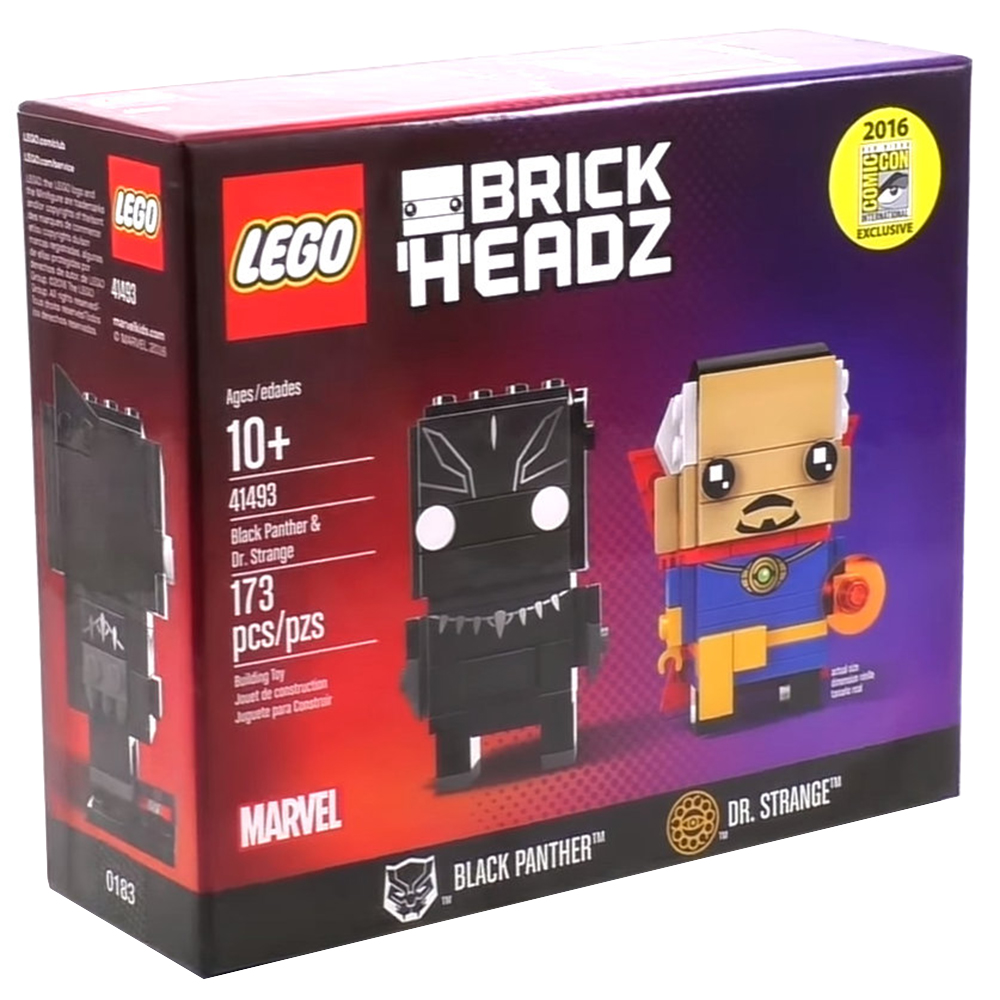 Pack BrickHeadz Doctor Strange et Black Panther n°41493 (Marvel)