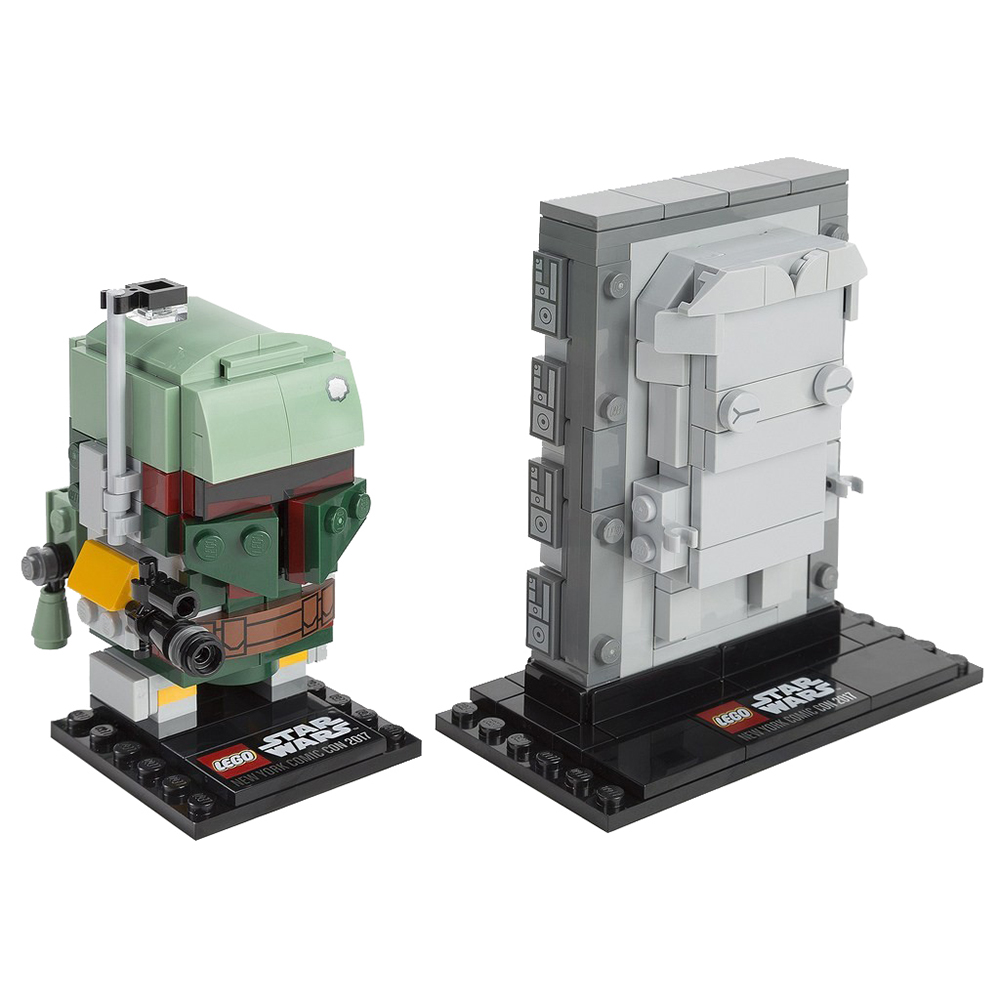 Pack BrickHeadz Boba Fett et Han Solo Carbonite n°41498 (Star Wars)